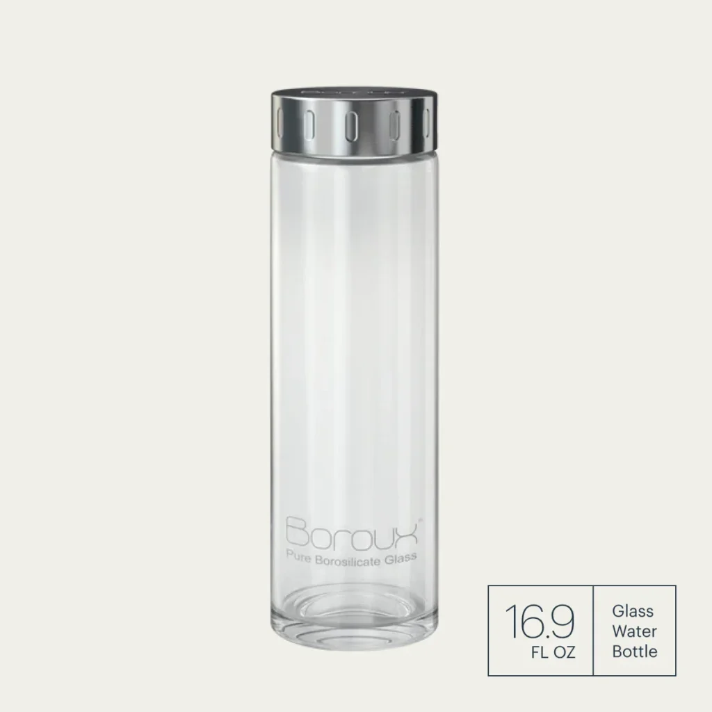 BOROUX Glass Water Bottle - 500ml